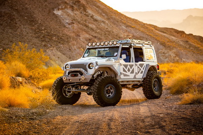 Jeep Wrangler with RBP Grille NDX Series